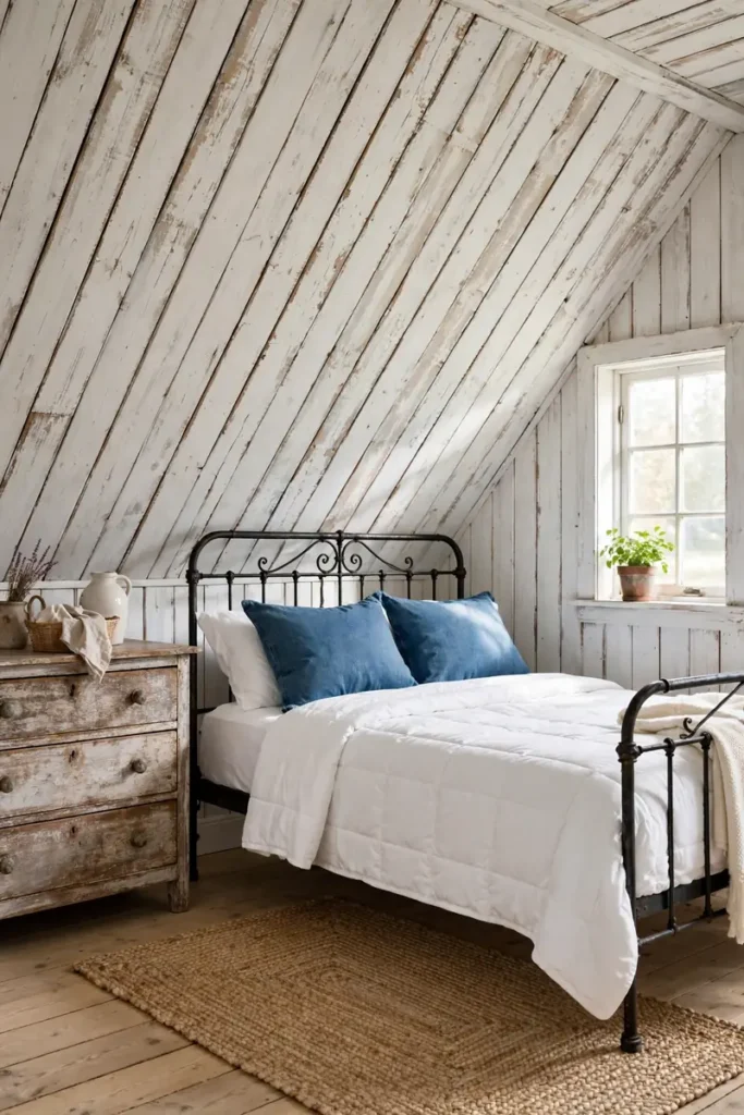 Rustic Whitewash Walls