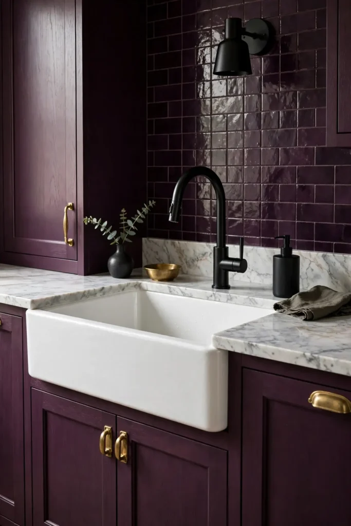 Black Faucet Accent