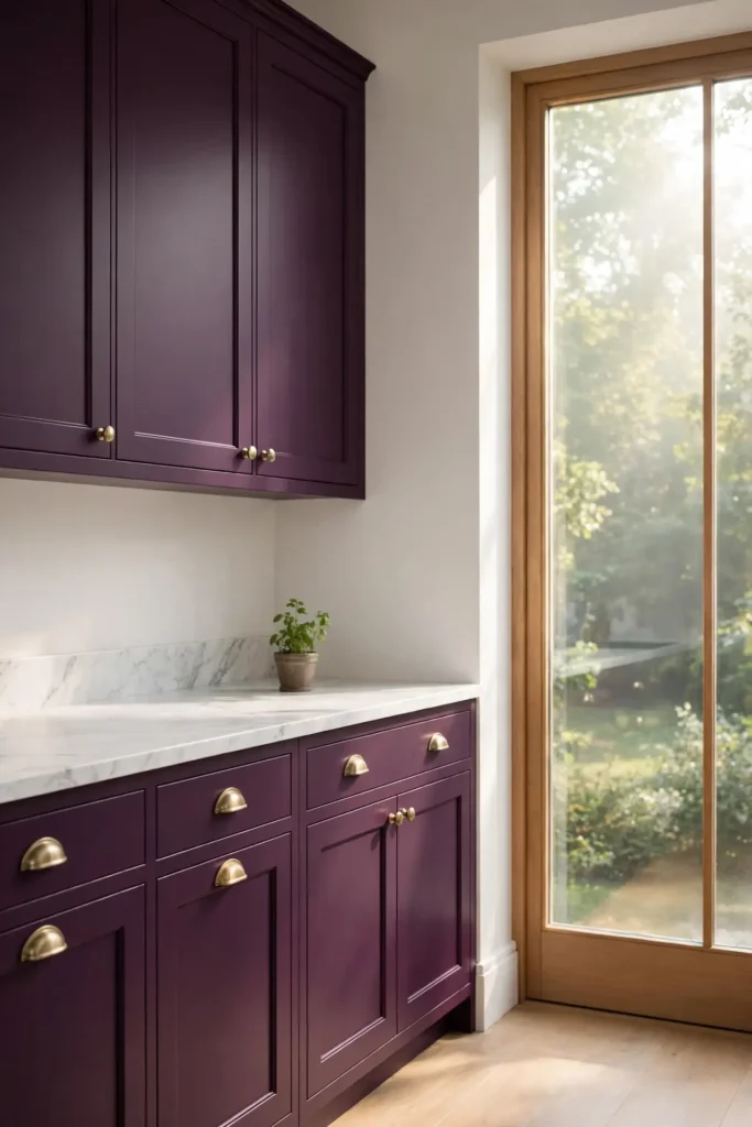 Matte Aubergine Finish