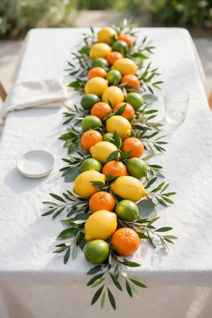 Citrus Table Runner