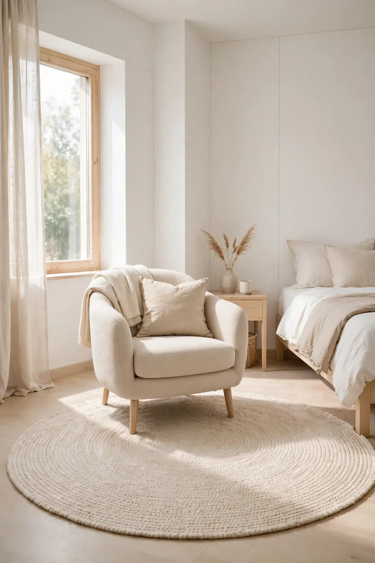 Round Rug Softening