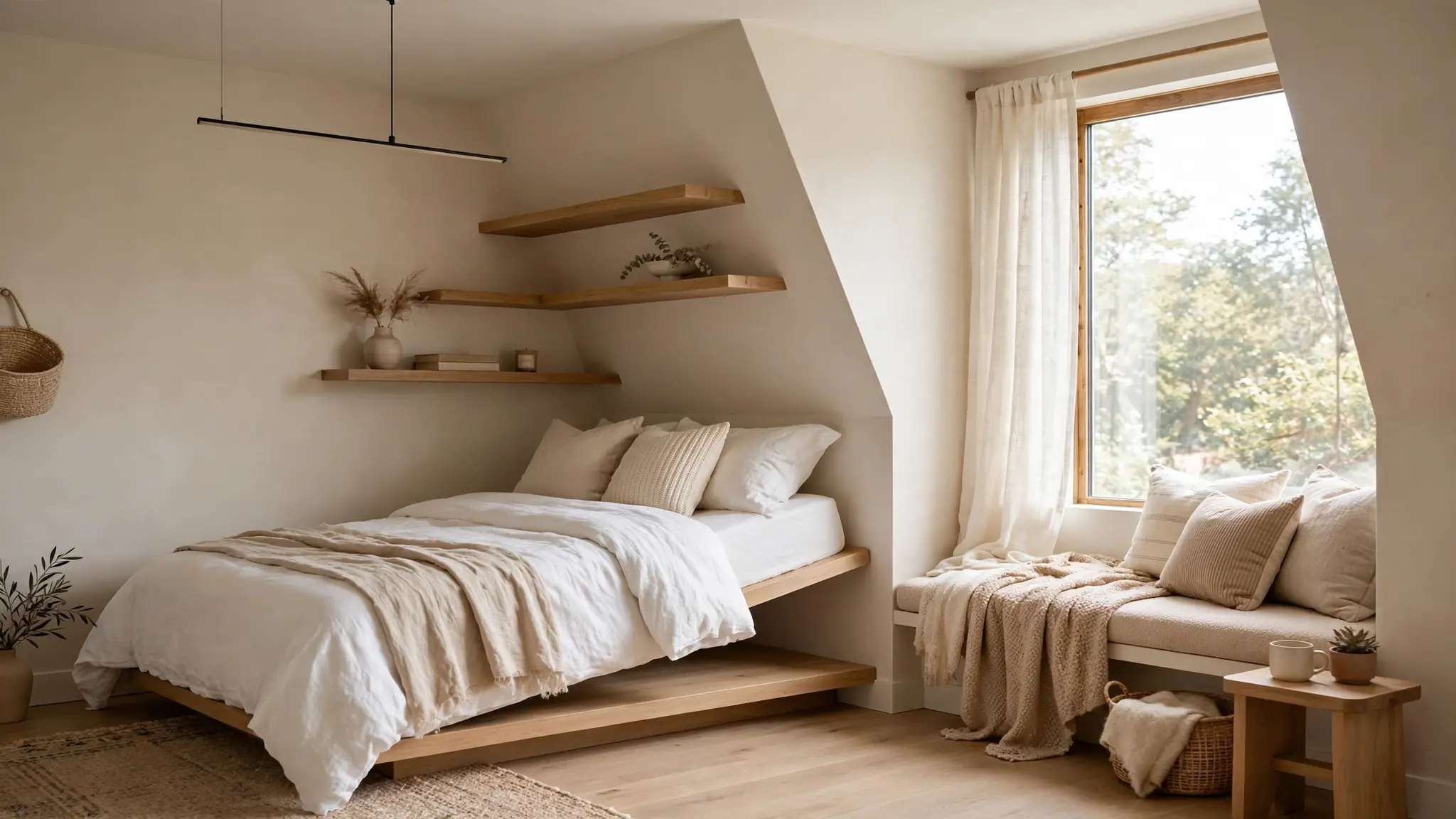 (featured) awkward layout bedroom makeover ideas