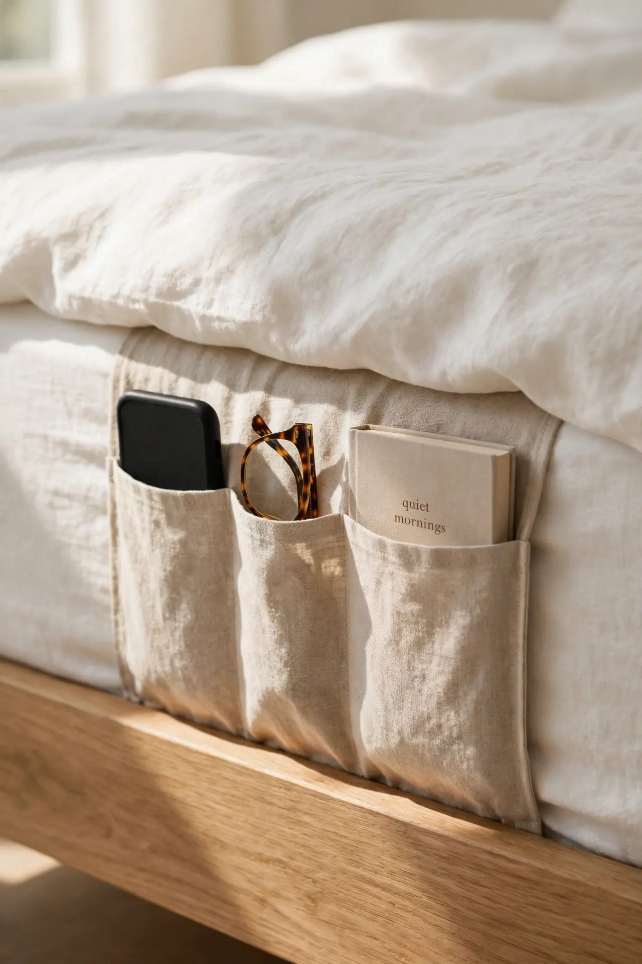 Bedside Caddy Pockets