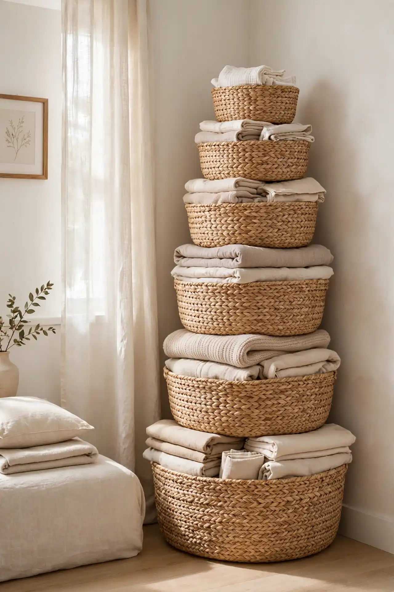 Woven Basket Towers