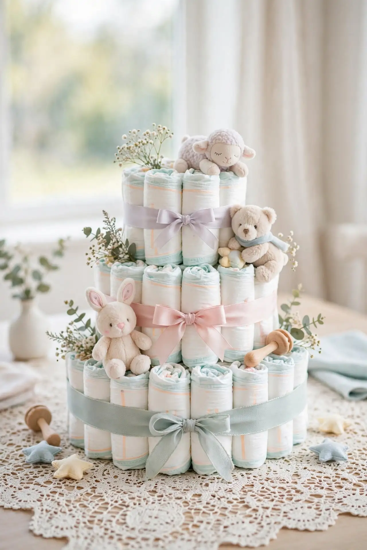 Diaper Cake Display