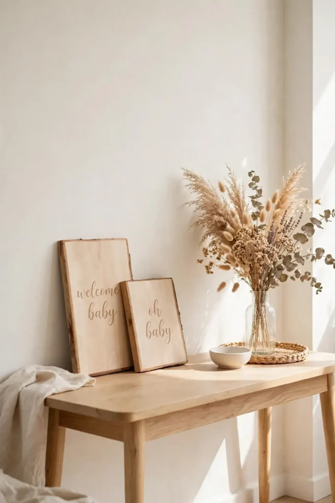 Rustic Wooden Signage