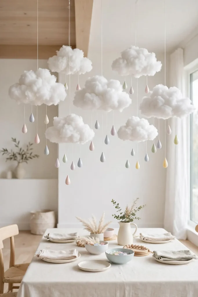 Whimsical Cloud Mobiles