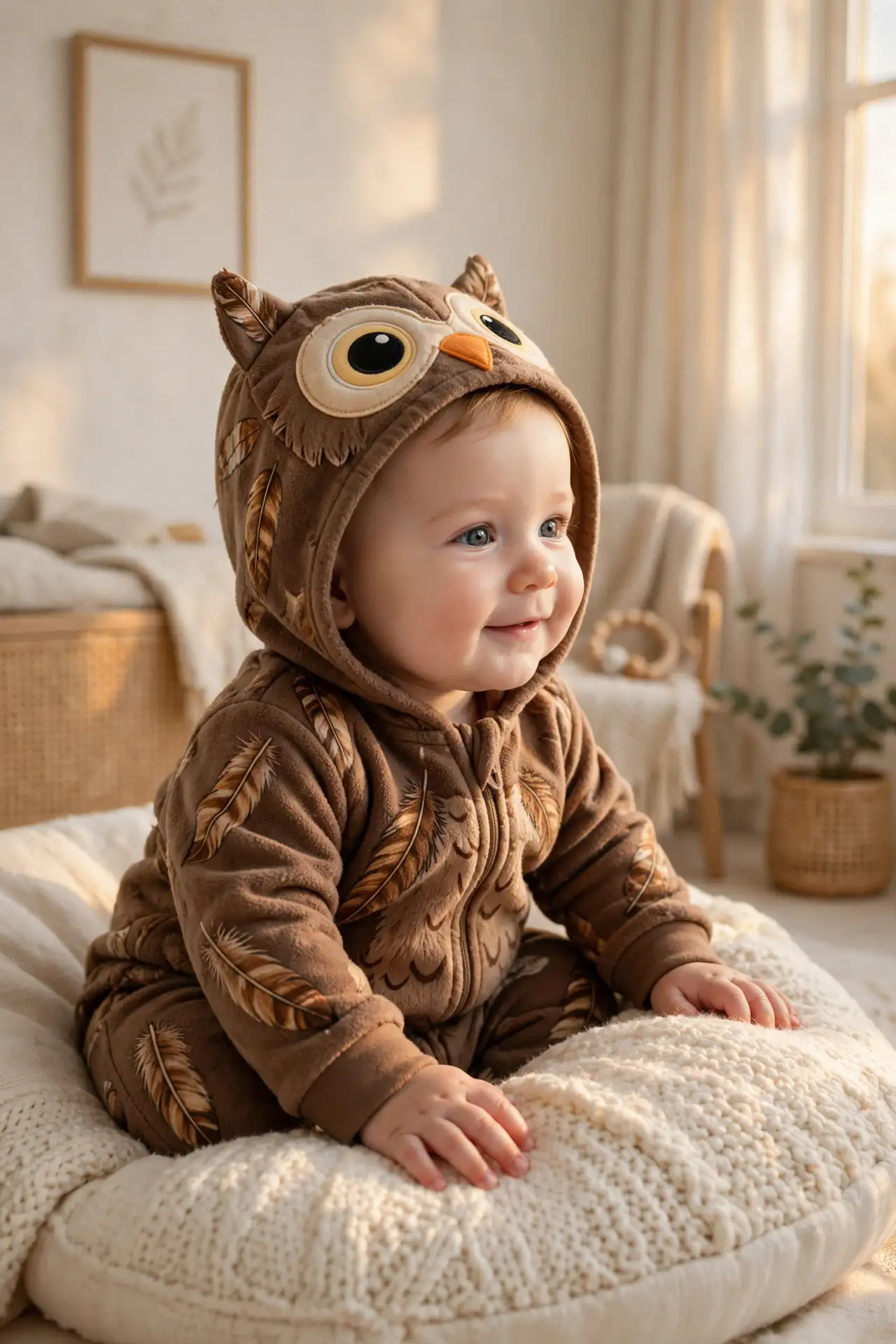 Owl Feather Onesie