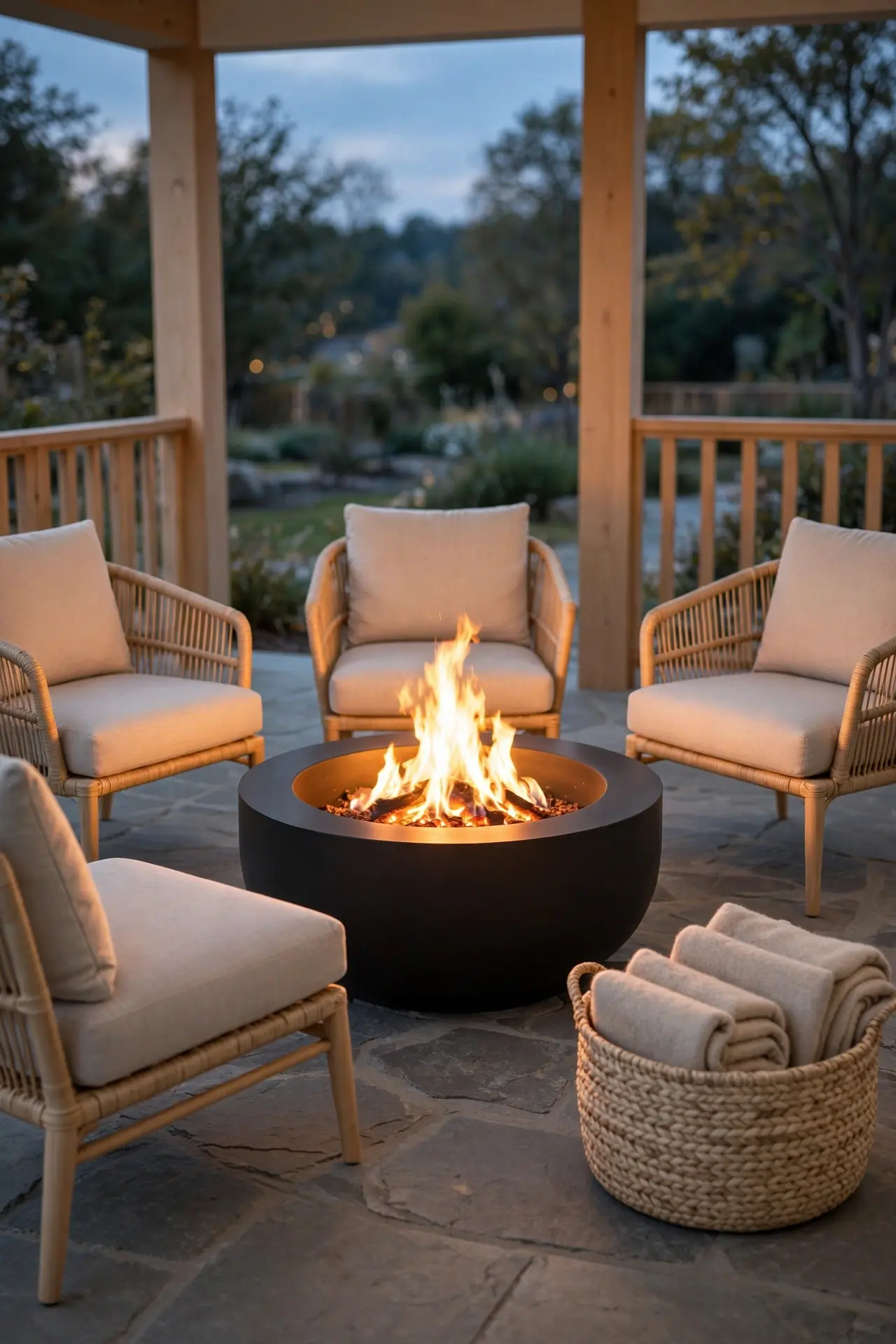 Fire Pit Gathering