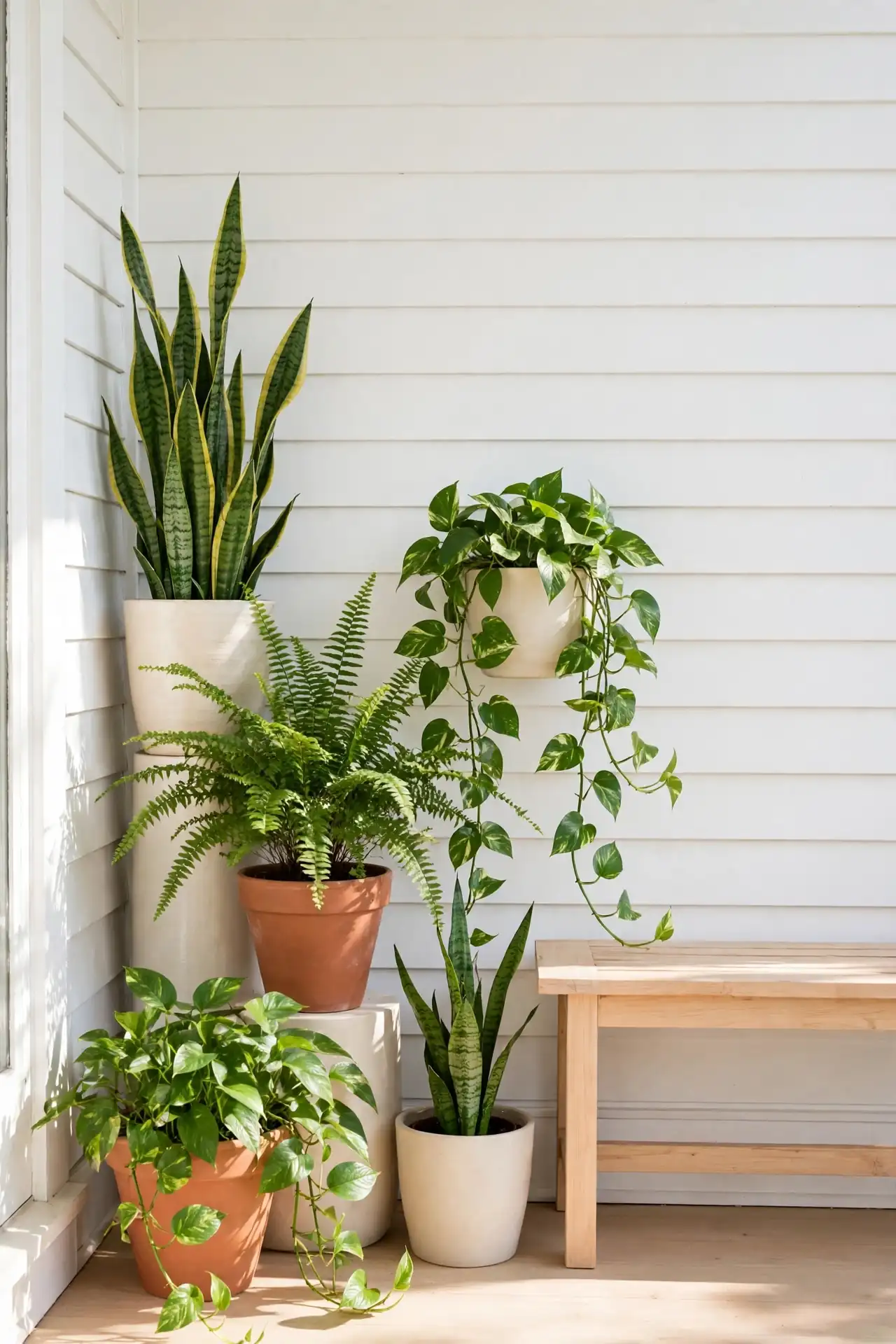Potted Greenery Wall