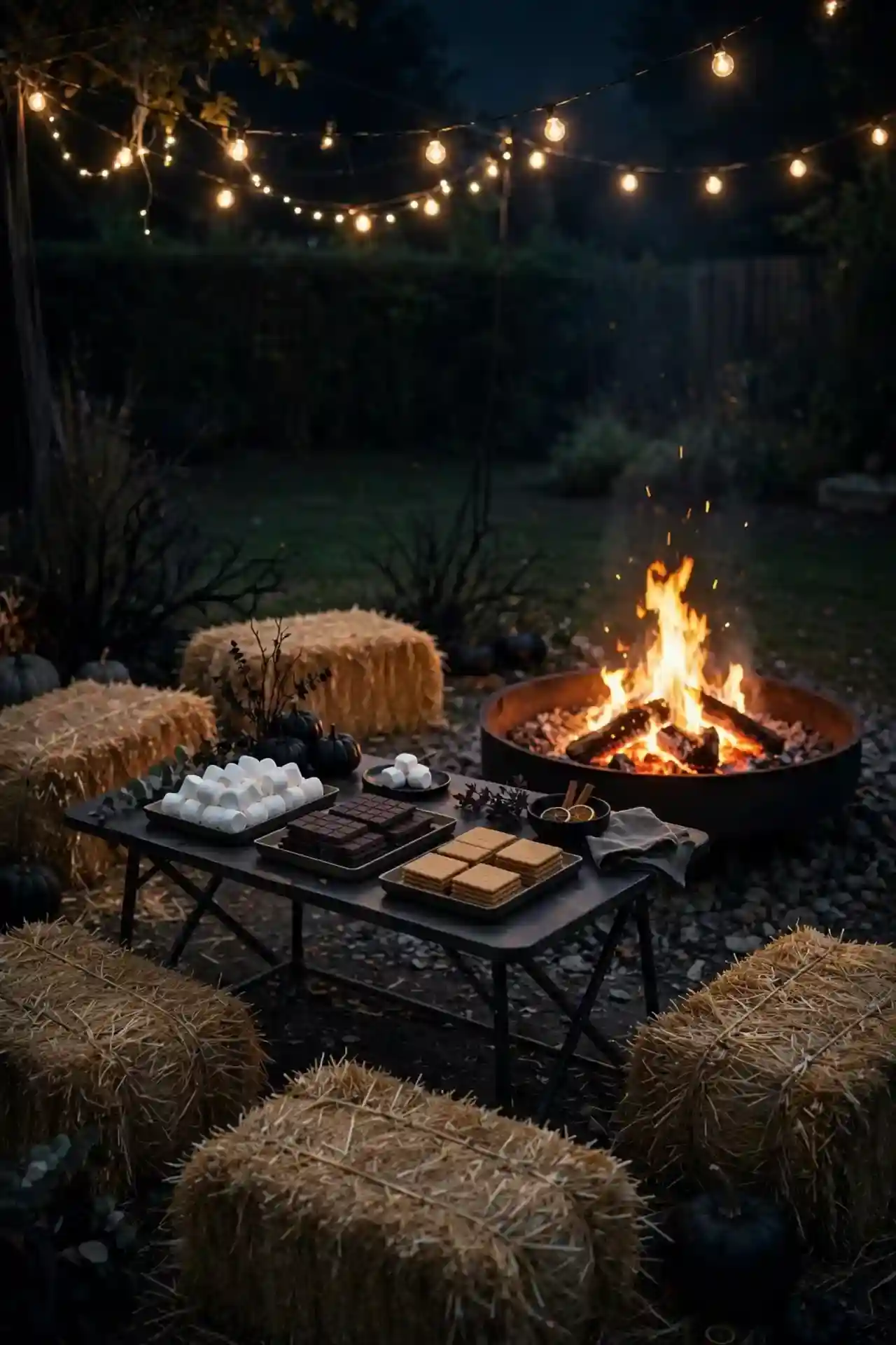 Spooky S'mores Bar