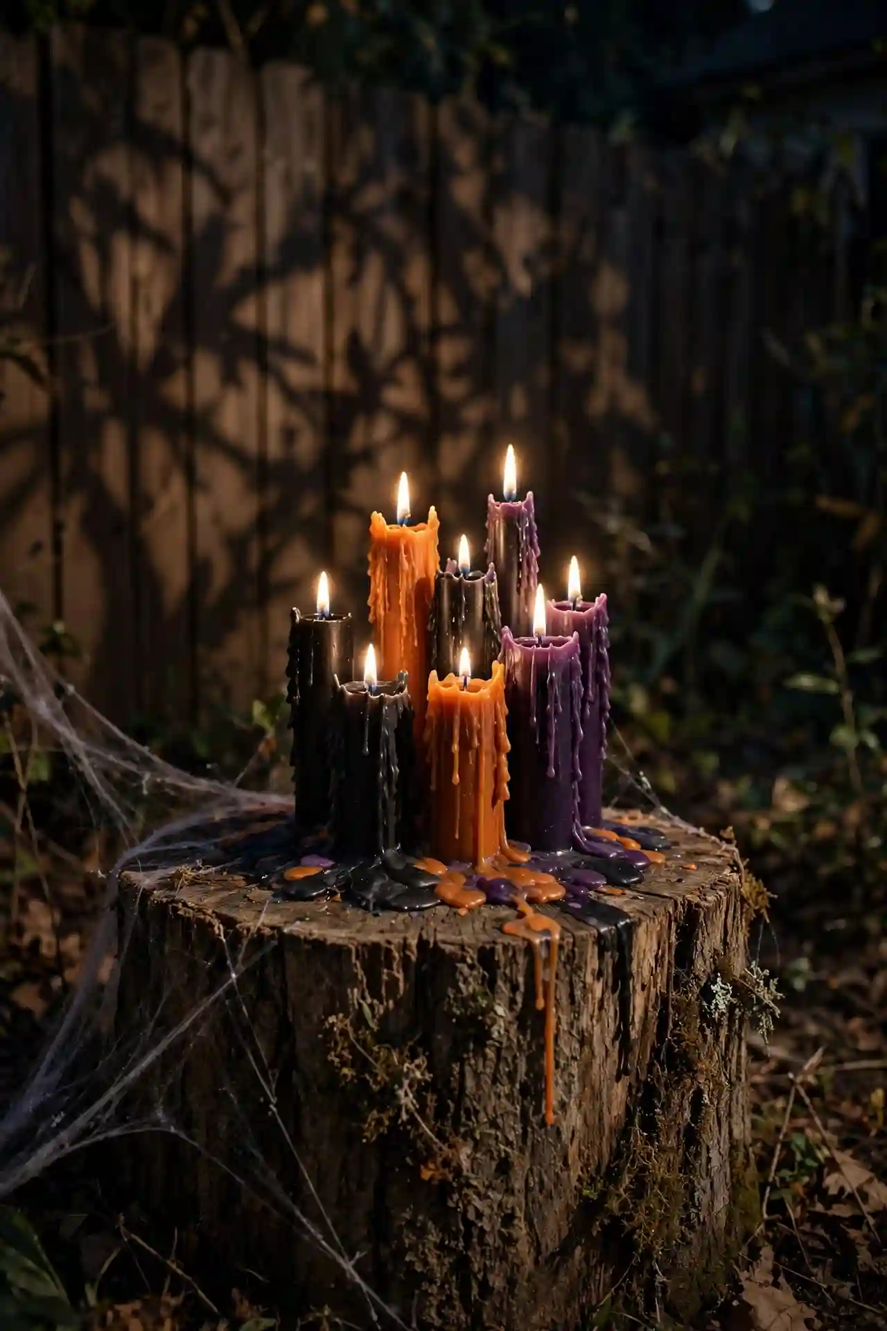Creepy Candle Cluster