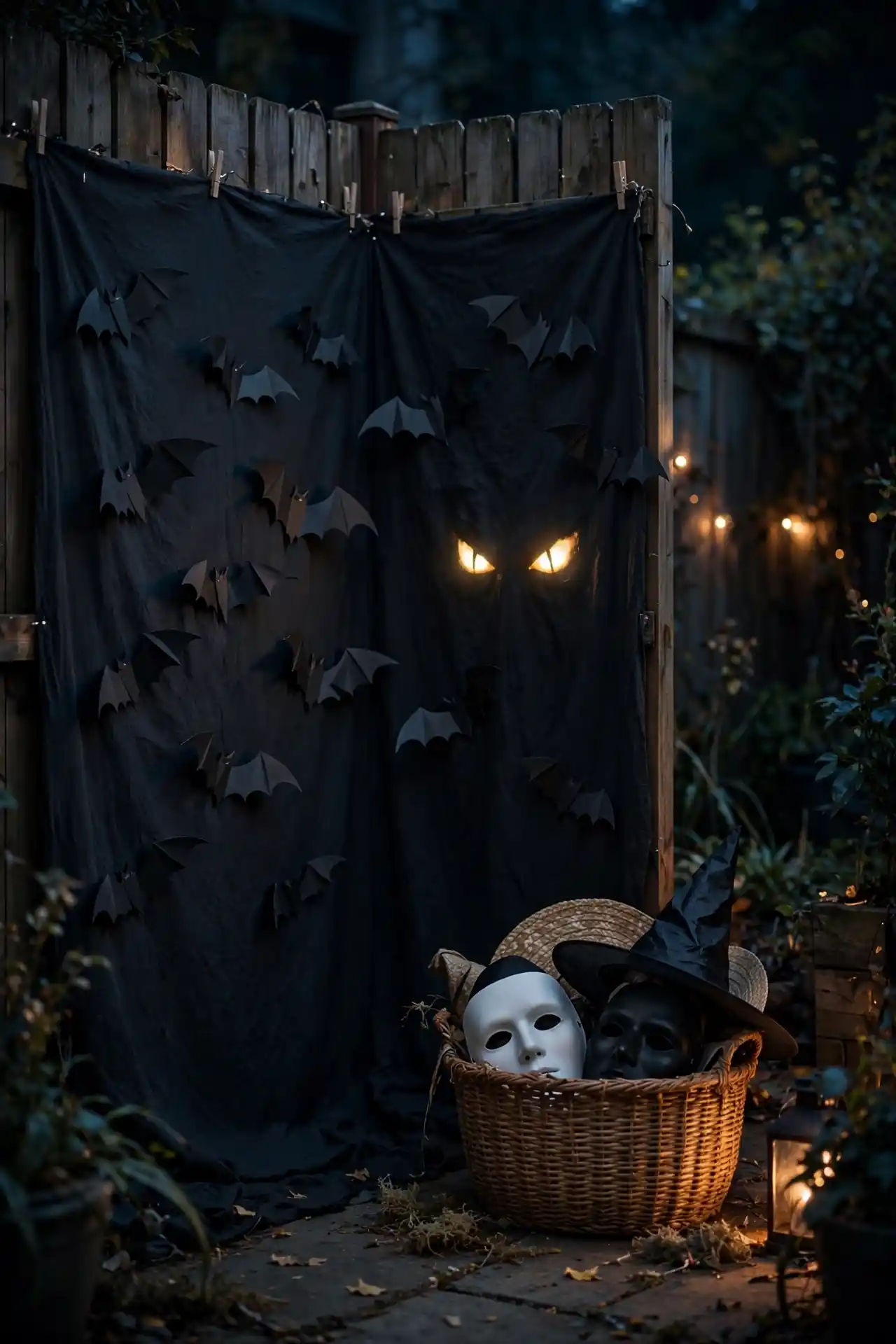 Haunted Photo Backdrop