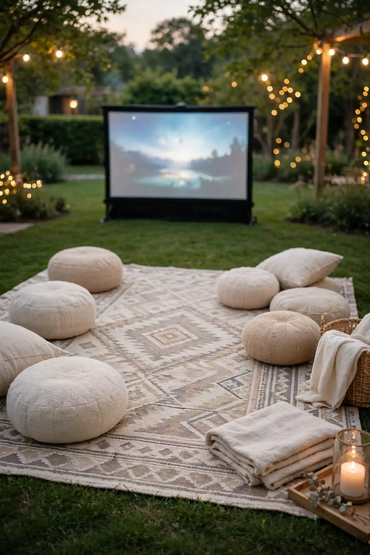 Outdoor Rug Theater