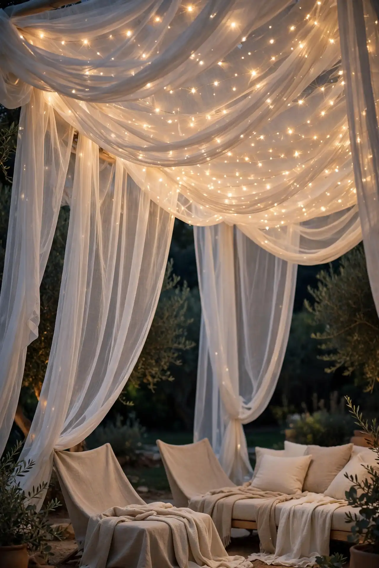 Starry Ceiling Drapes