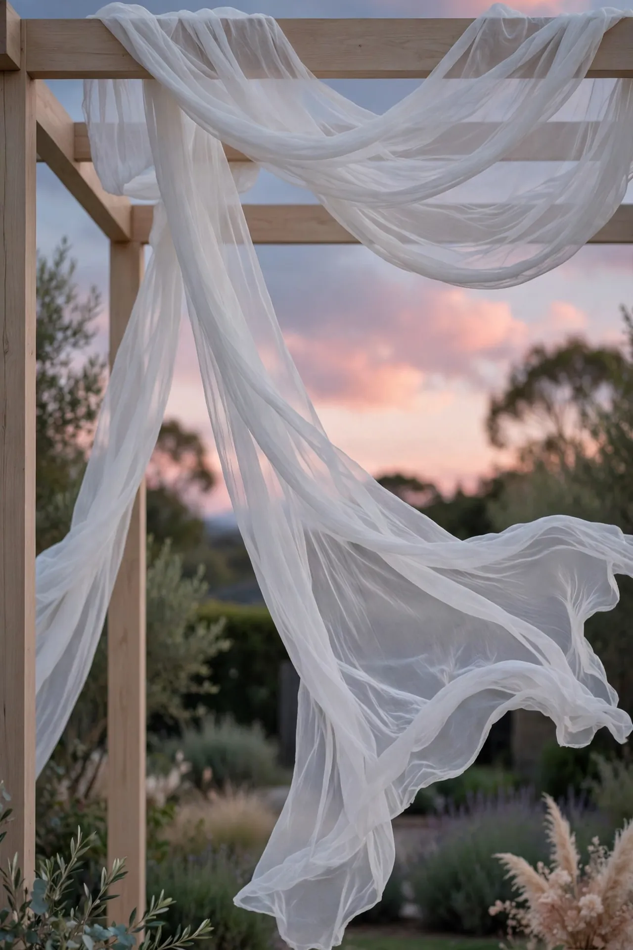 Dreamy Draped Fabric