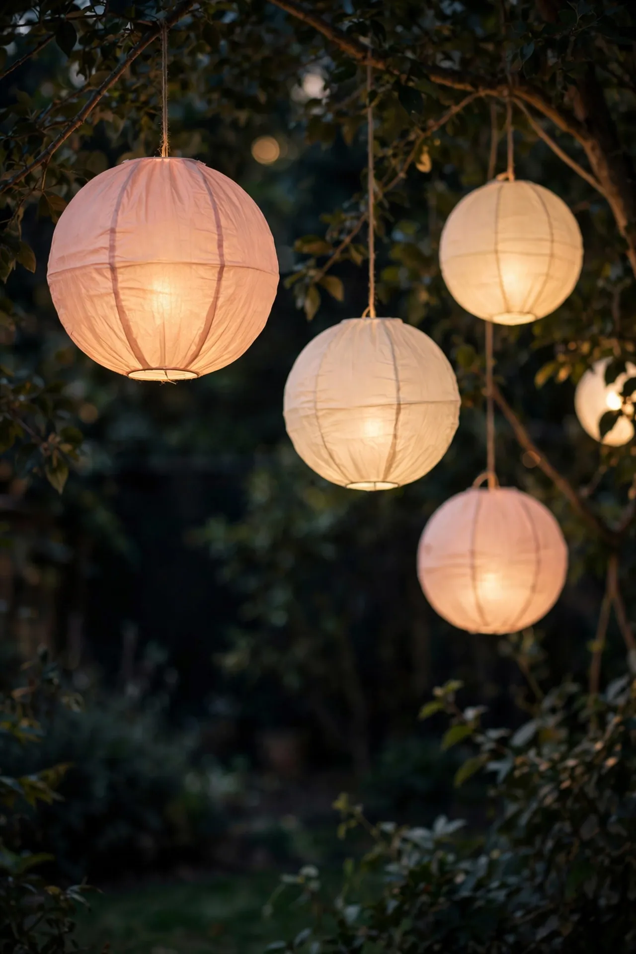 Glowing Paper Lanterns