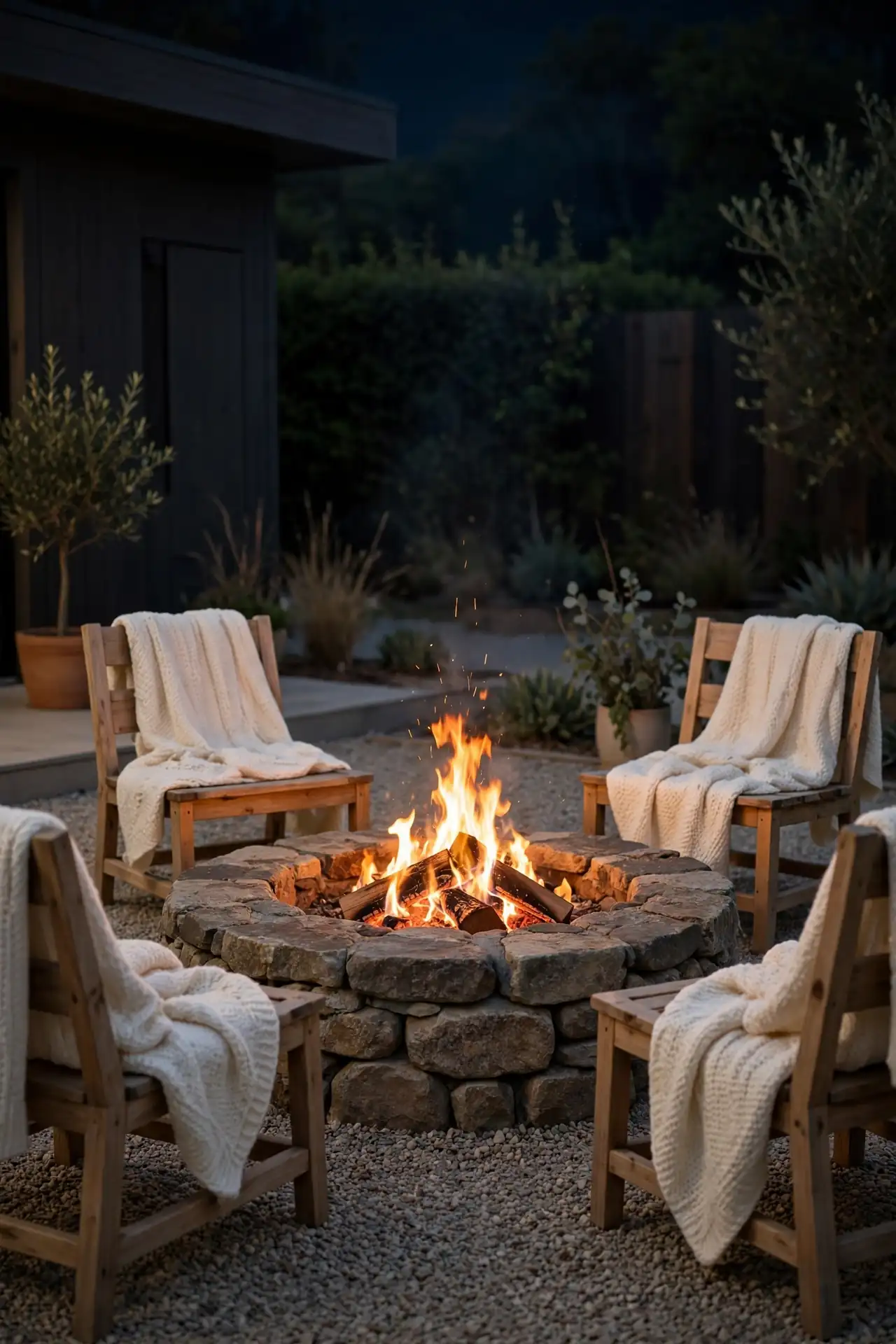 Rustic Fire Pit