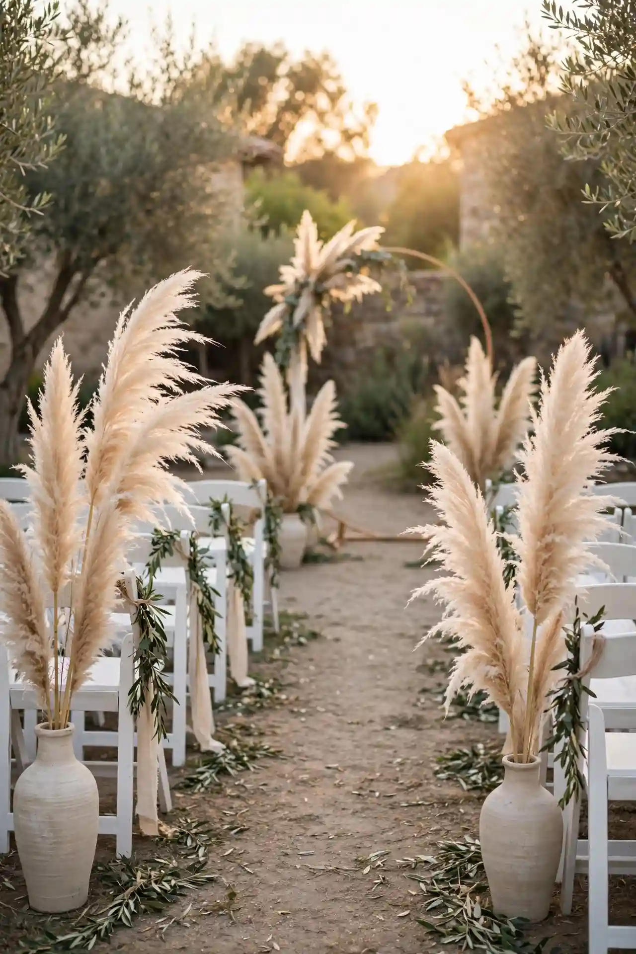Draped Fabric Pergola