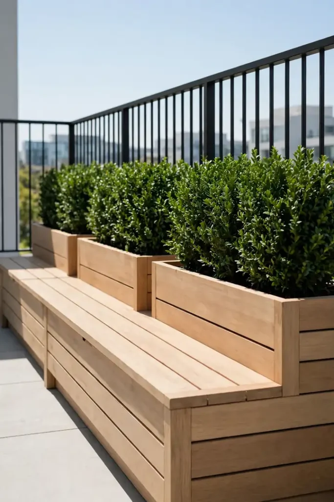 Planter Bench Borders
