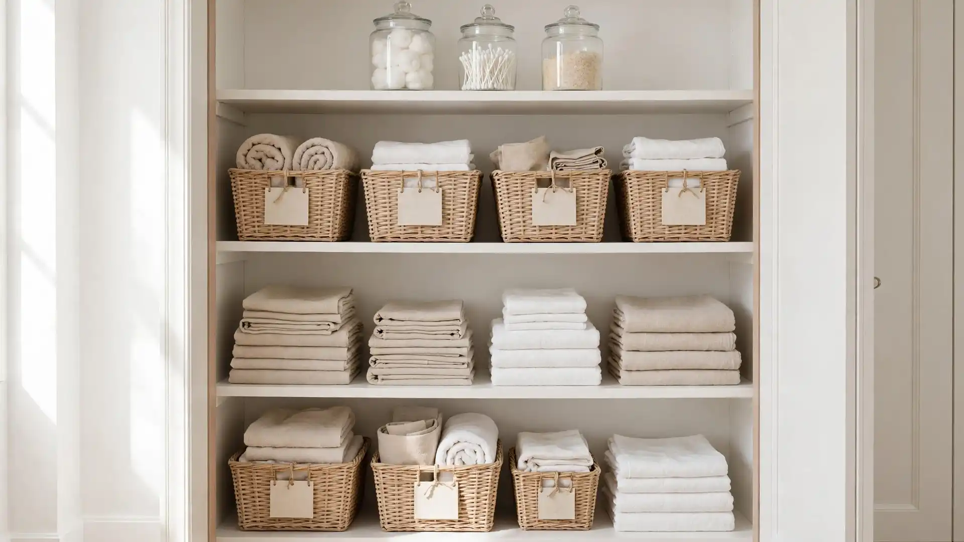 bathroom closet organization ideas