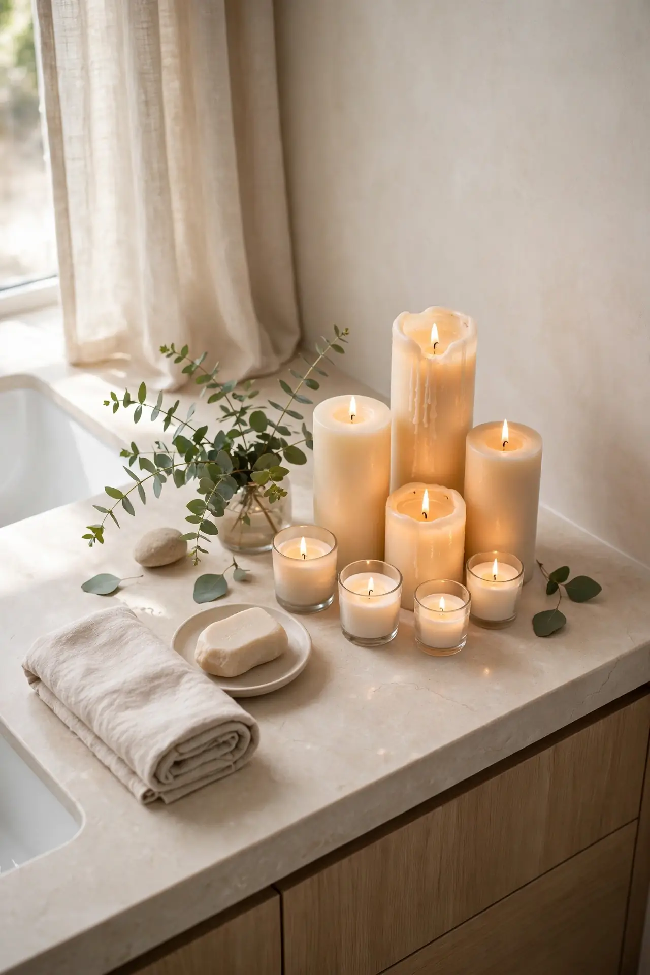 Candle Cluster Glow