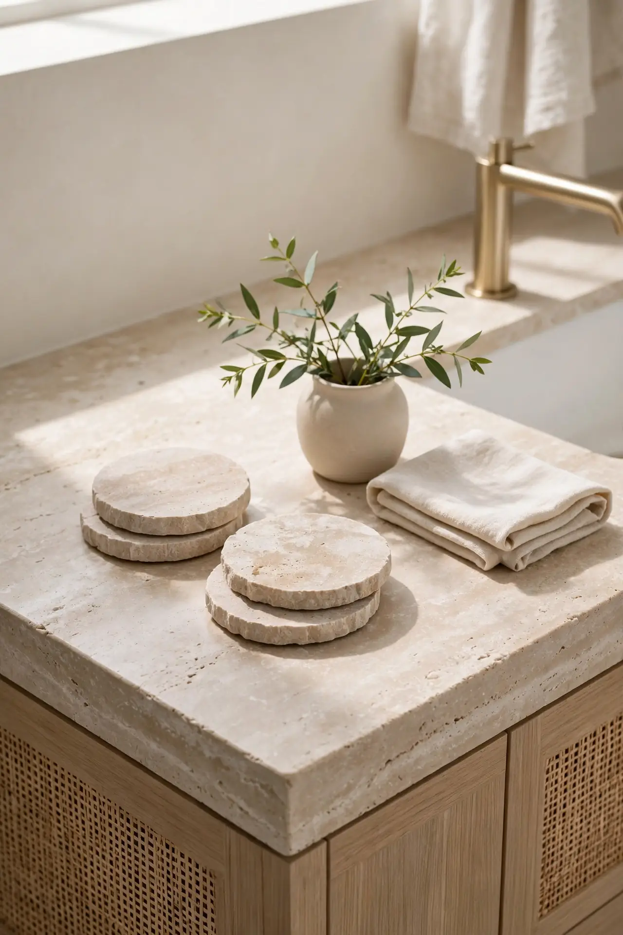 Stacked Stone Coasters