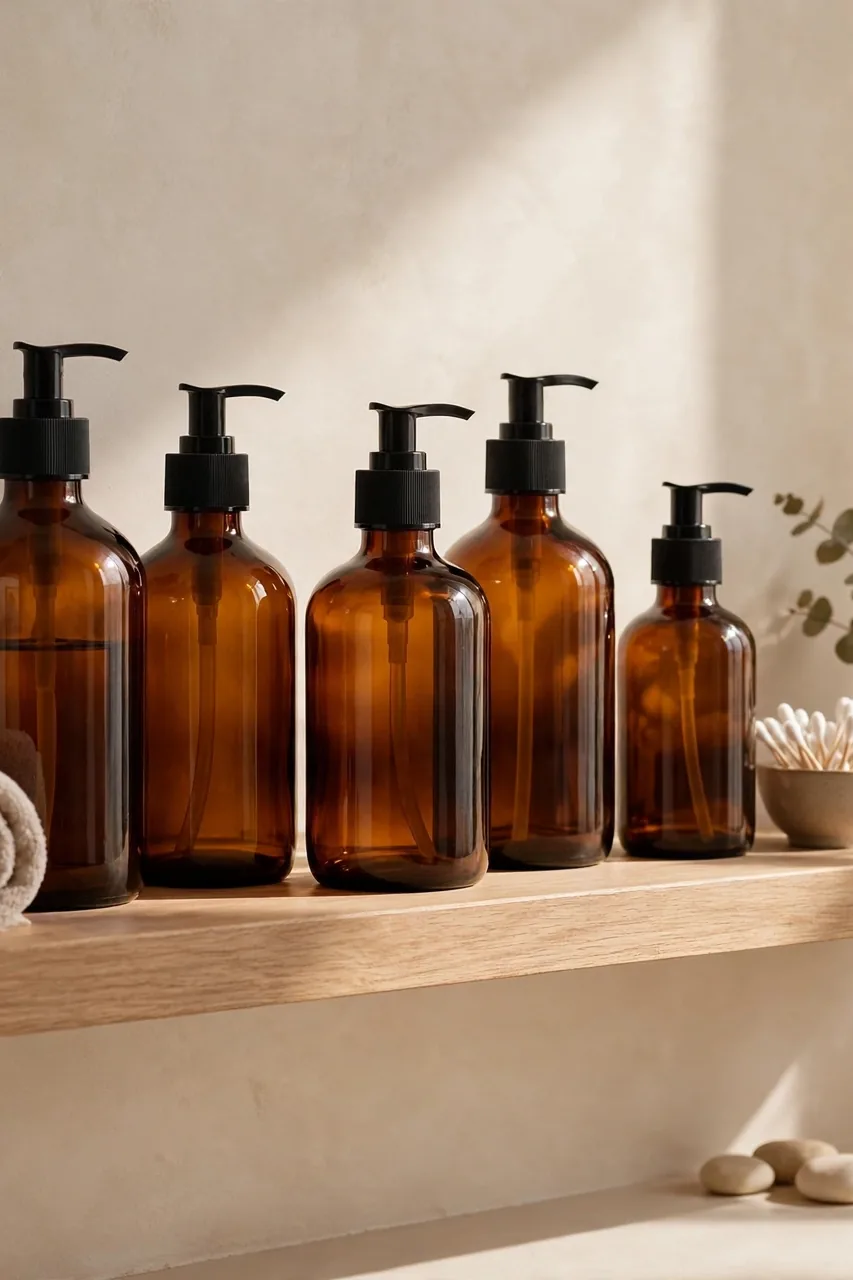 Amber Glass Bottles