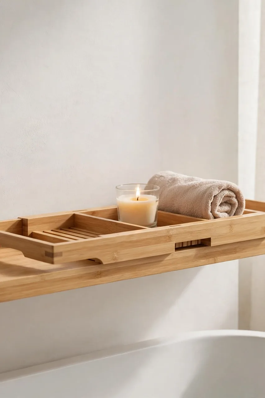 Bamboo Bath Caddy
