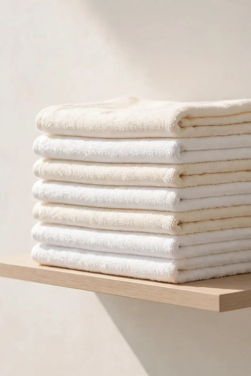 Folded Washcloth Stack