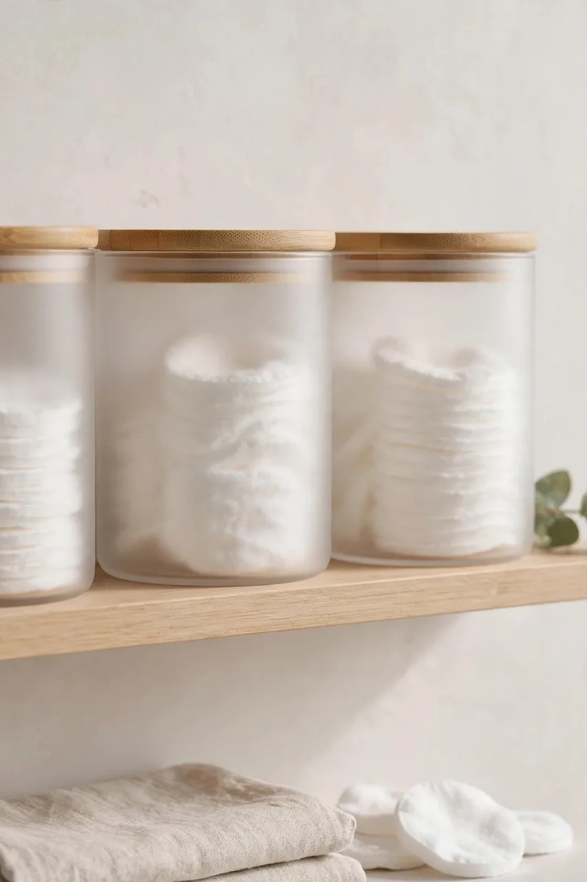 Frosted Glass Canisters