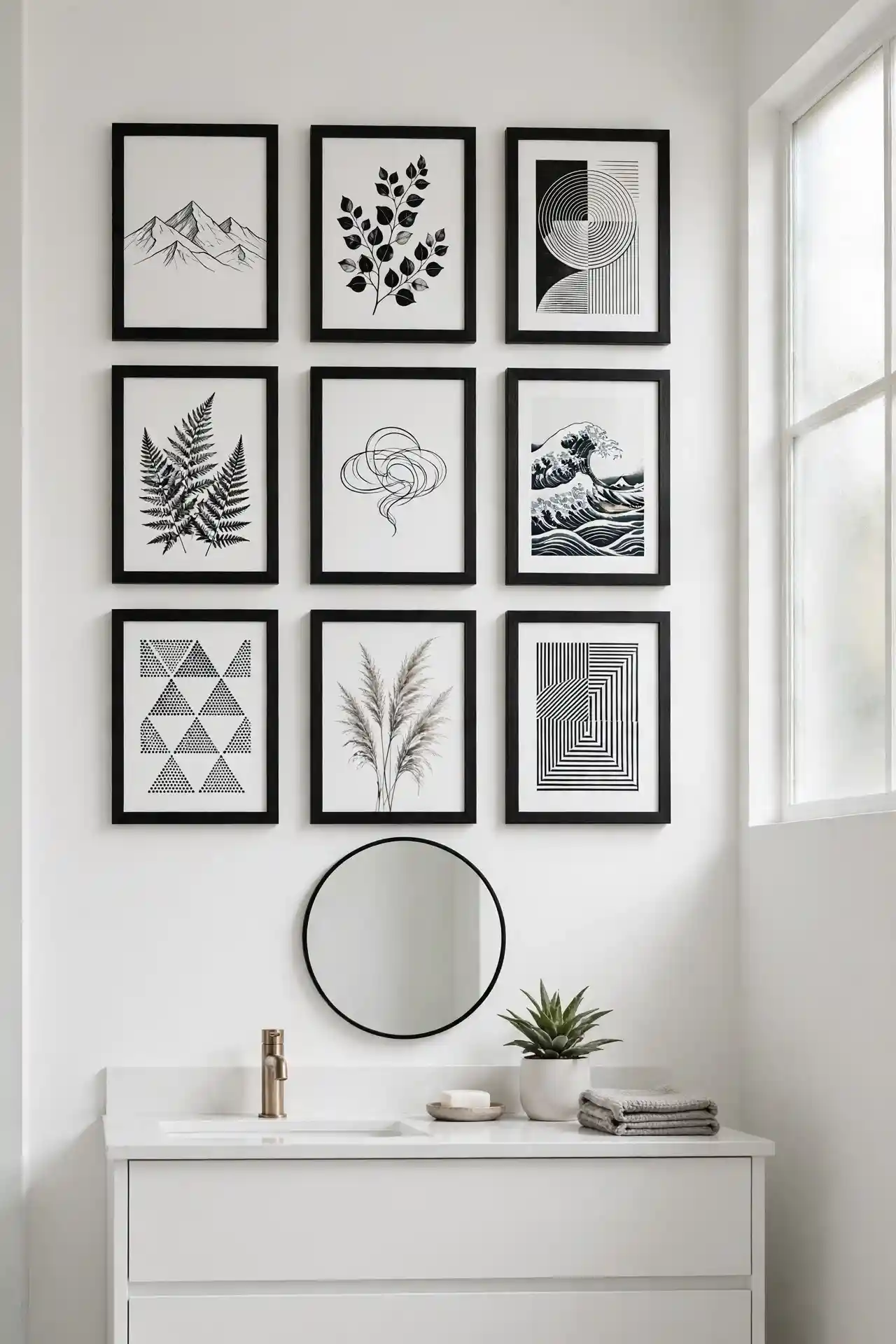 Black Frame Grid