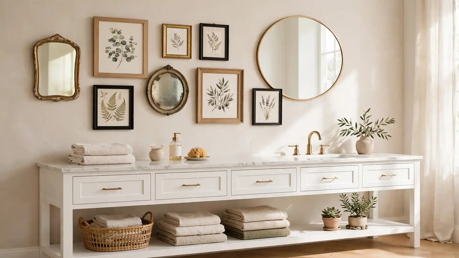 bathroom gallery wall ideas