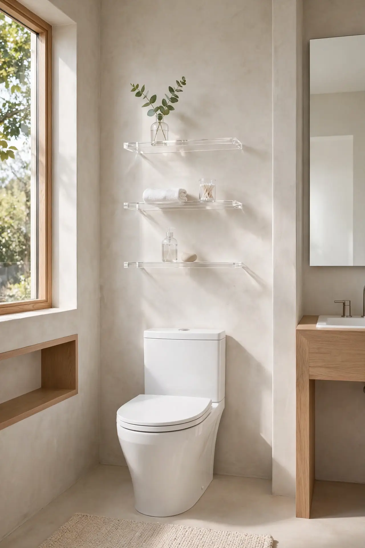 Acrylic Floating Shelves