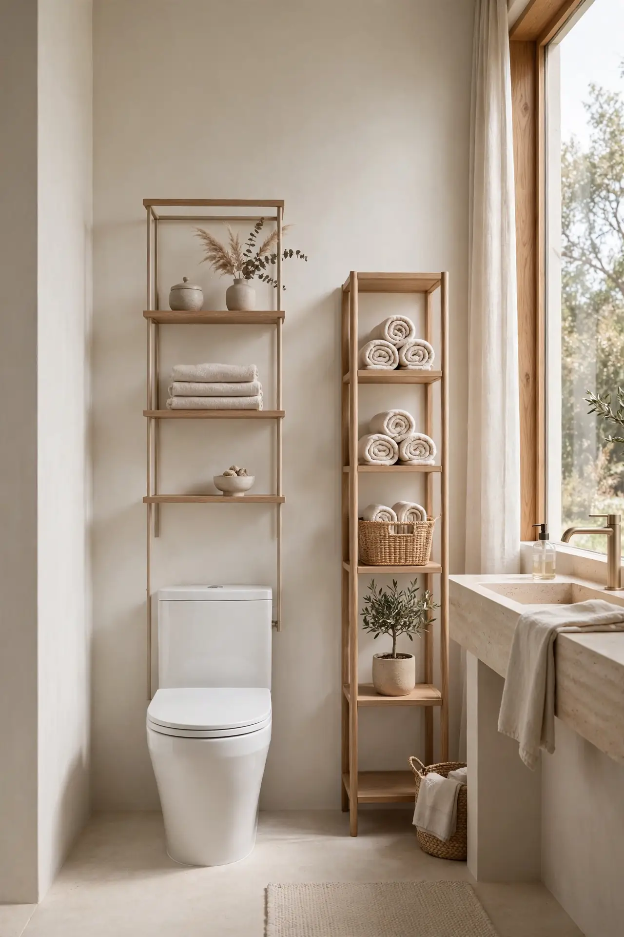 Over Toilet Etagere