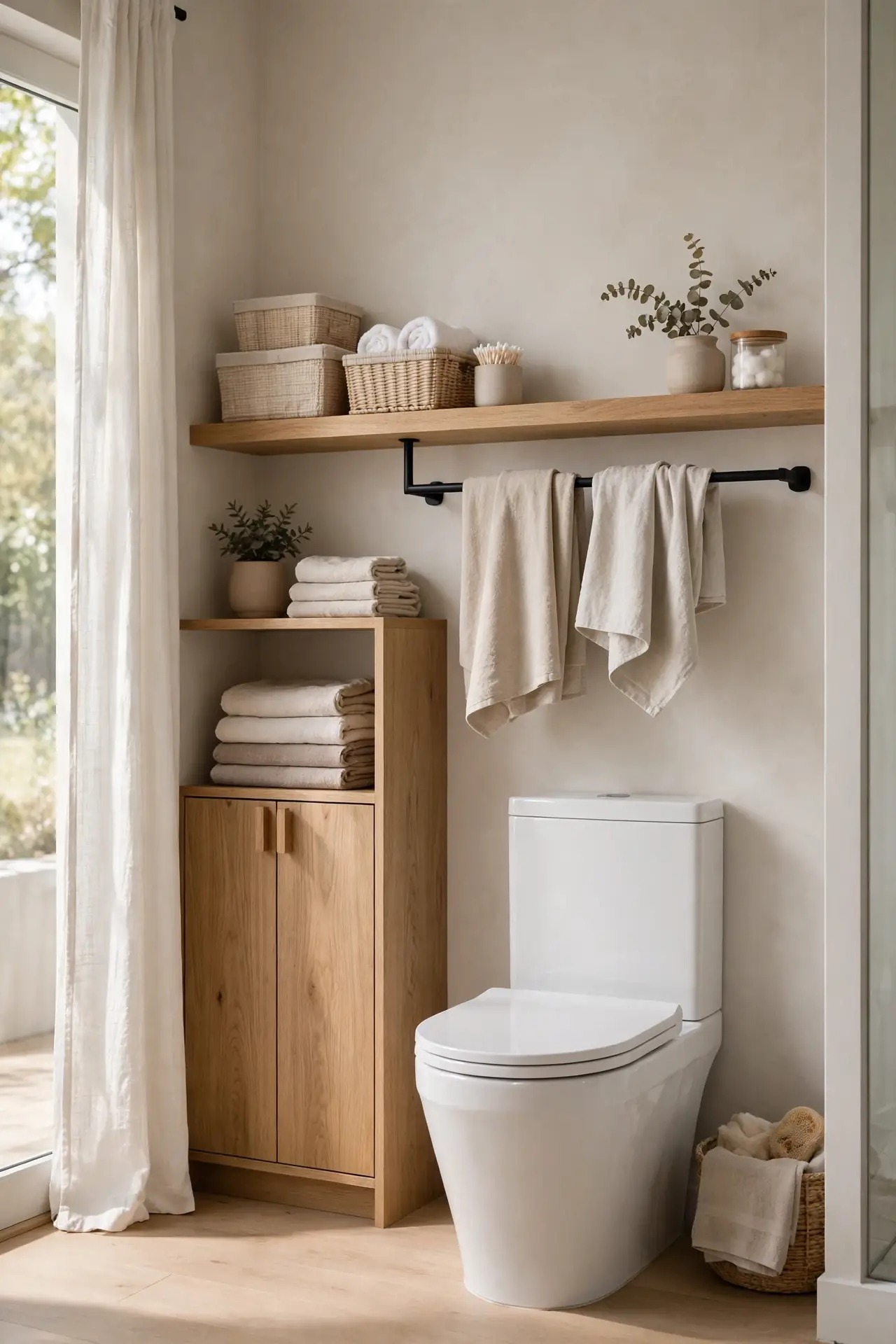 Towel Bar Shelves