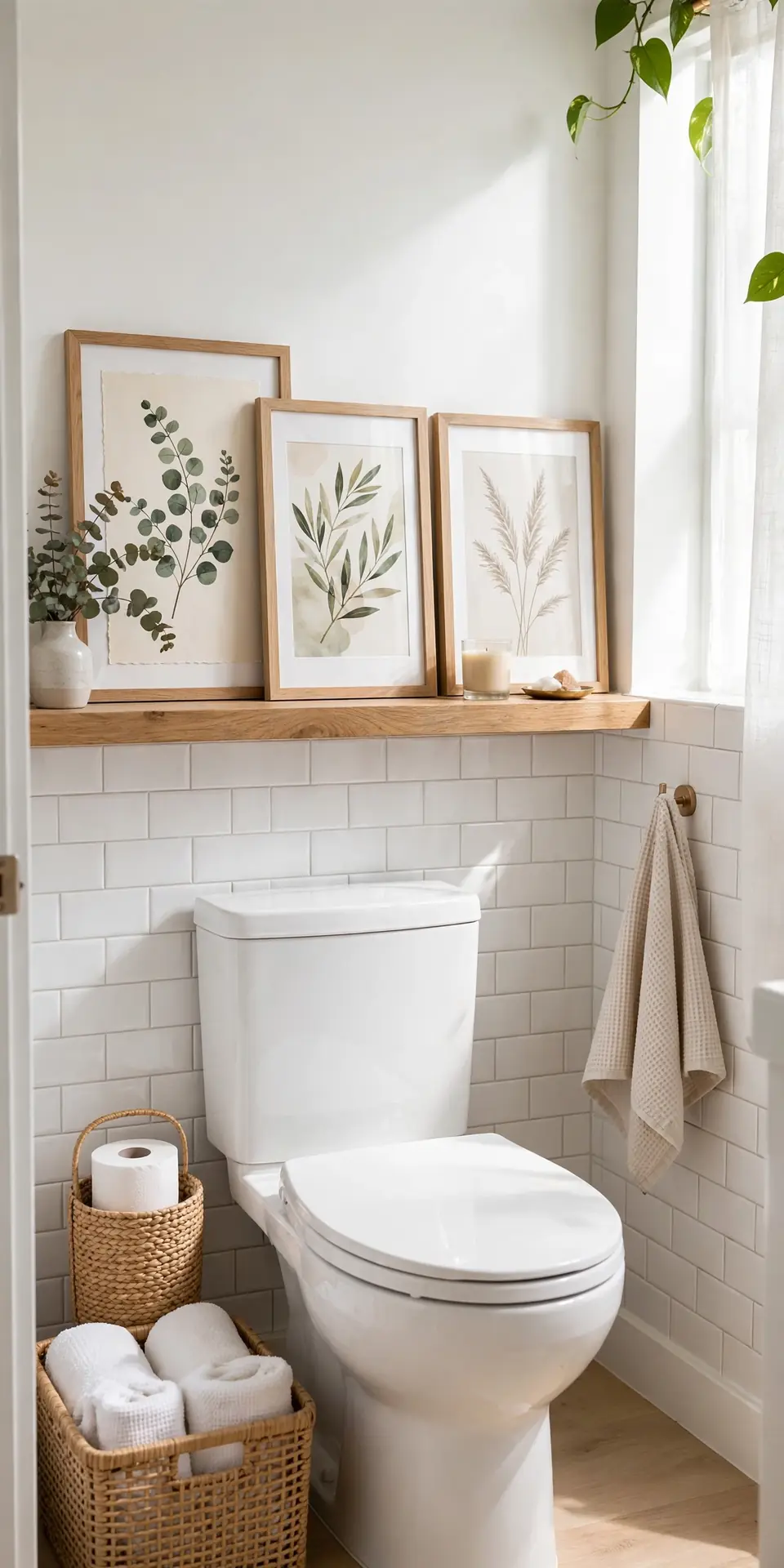 Art Above Toilet