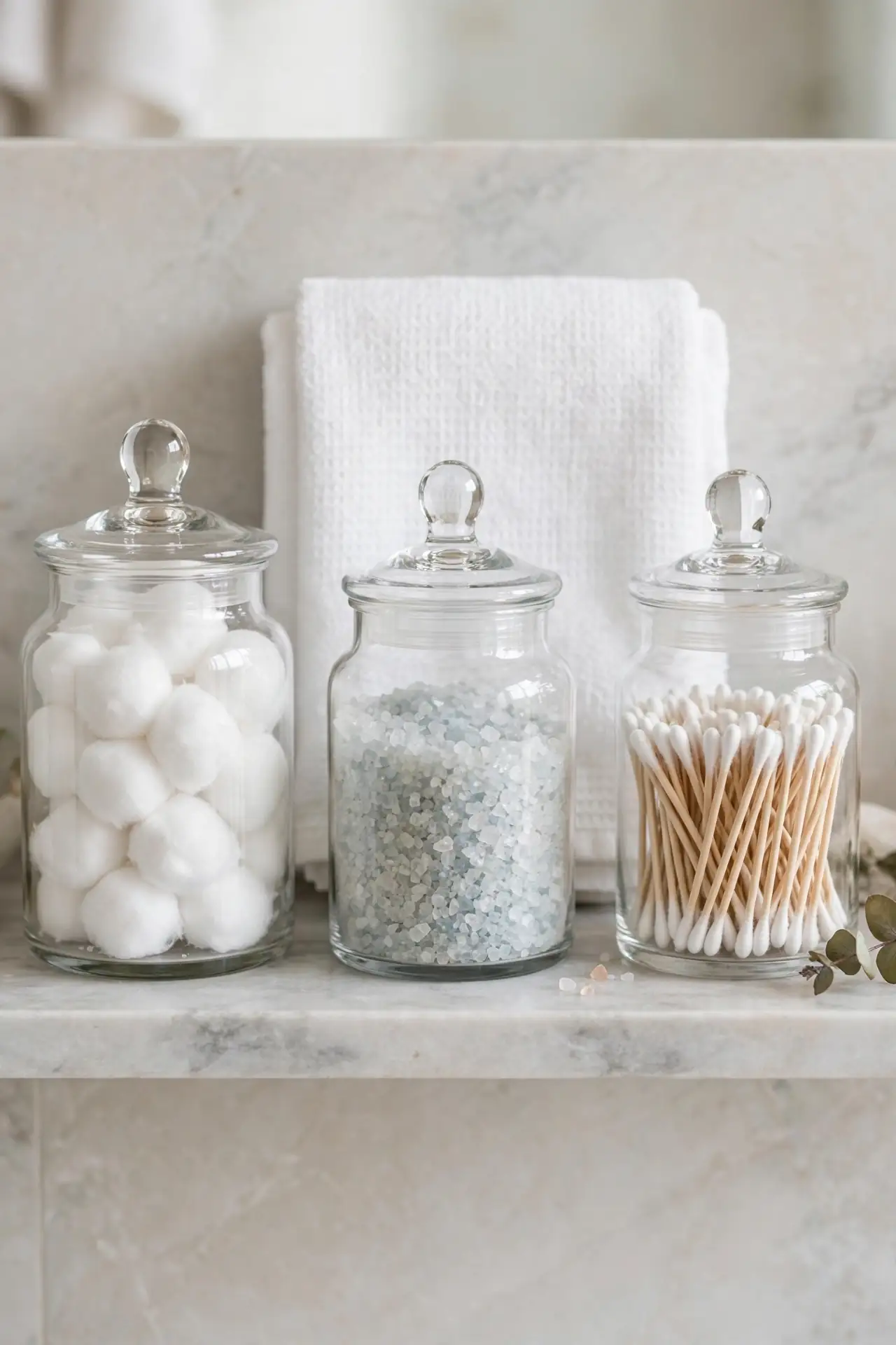 Rolled Towel Stacks