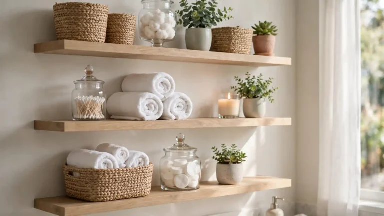 21 Bathroom Shelf Decor Ideas for a Beautiful, Clutter-Free Space