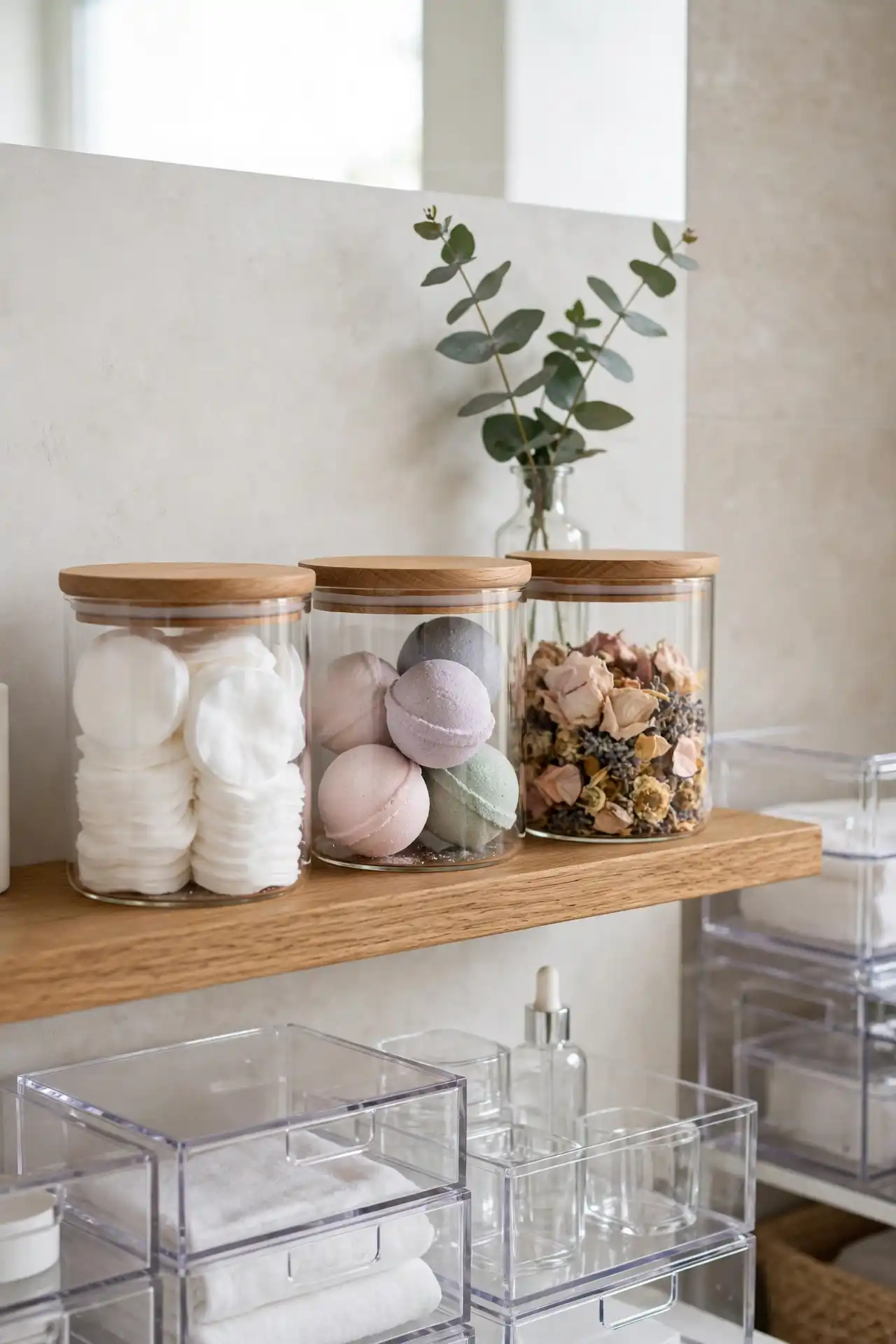 Glass Canister Trio