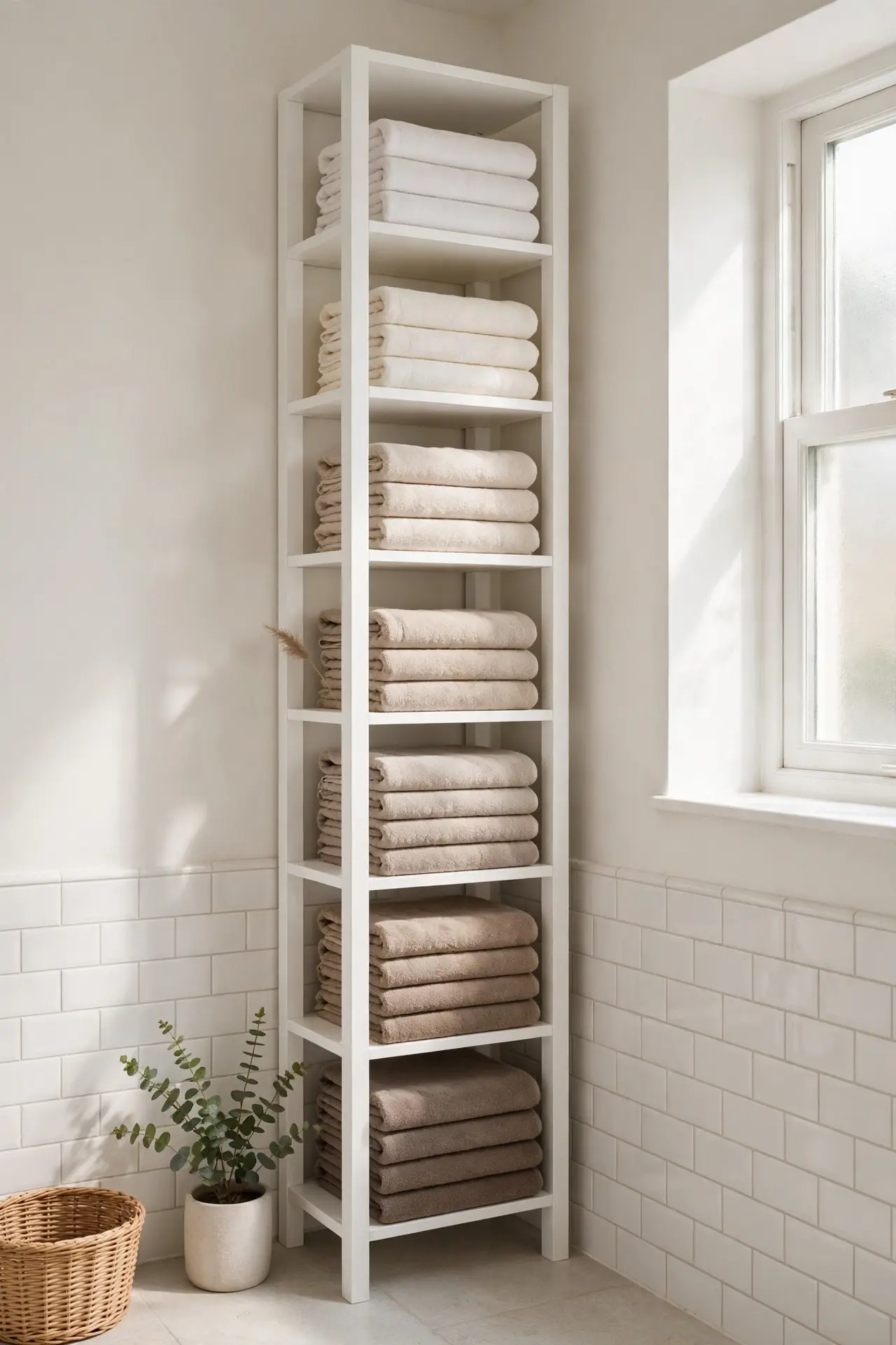 Corner Towel Tower