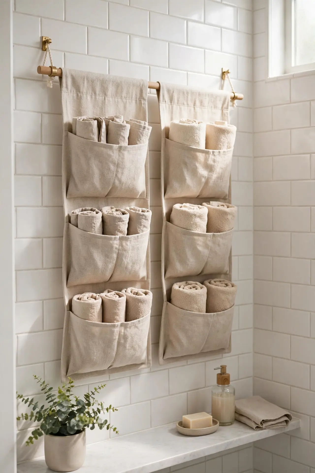 Hanging Towel Pockets