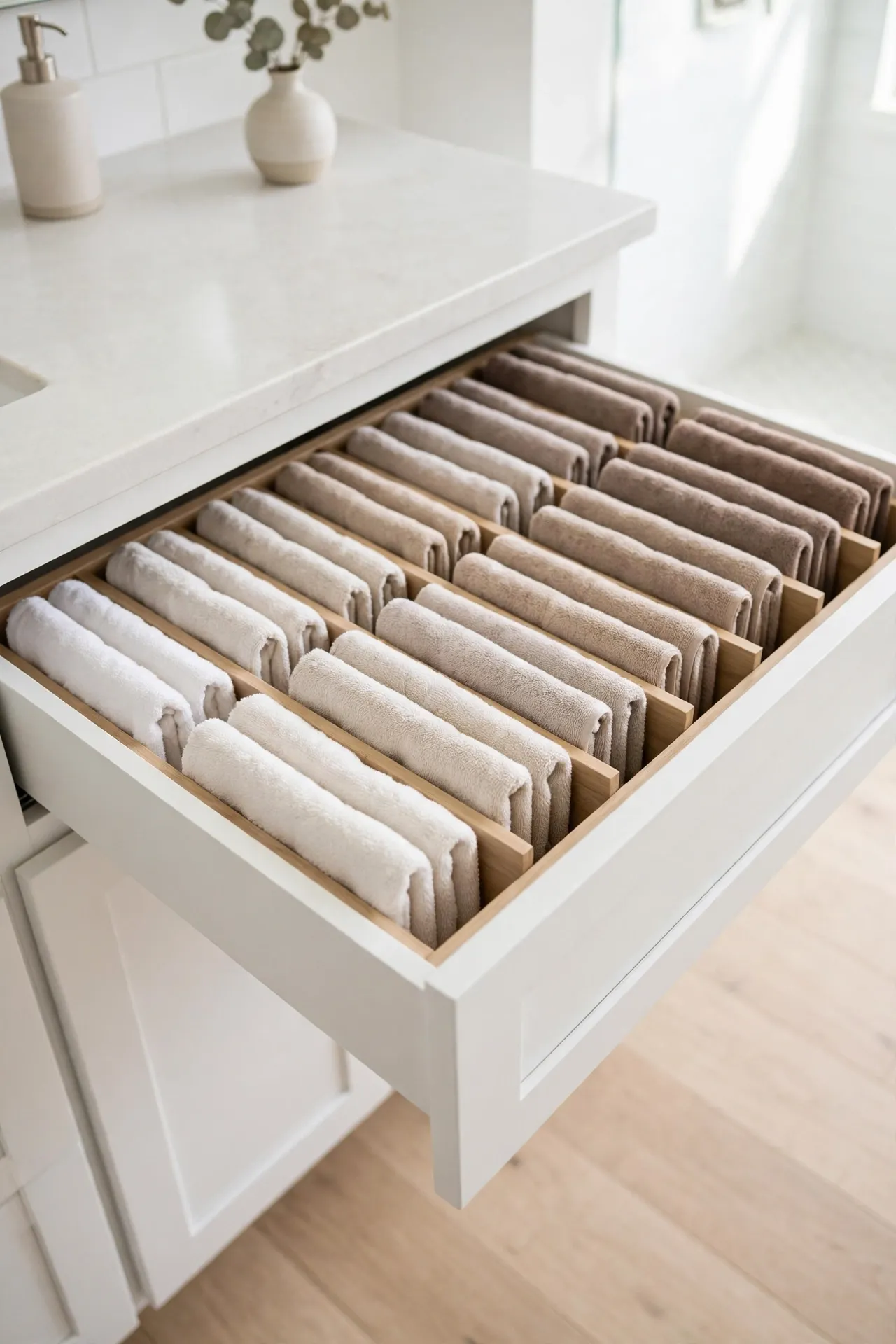 Pull-Out Towel Drawer