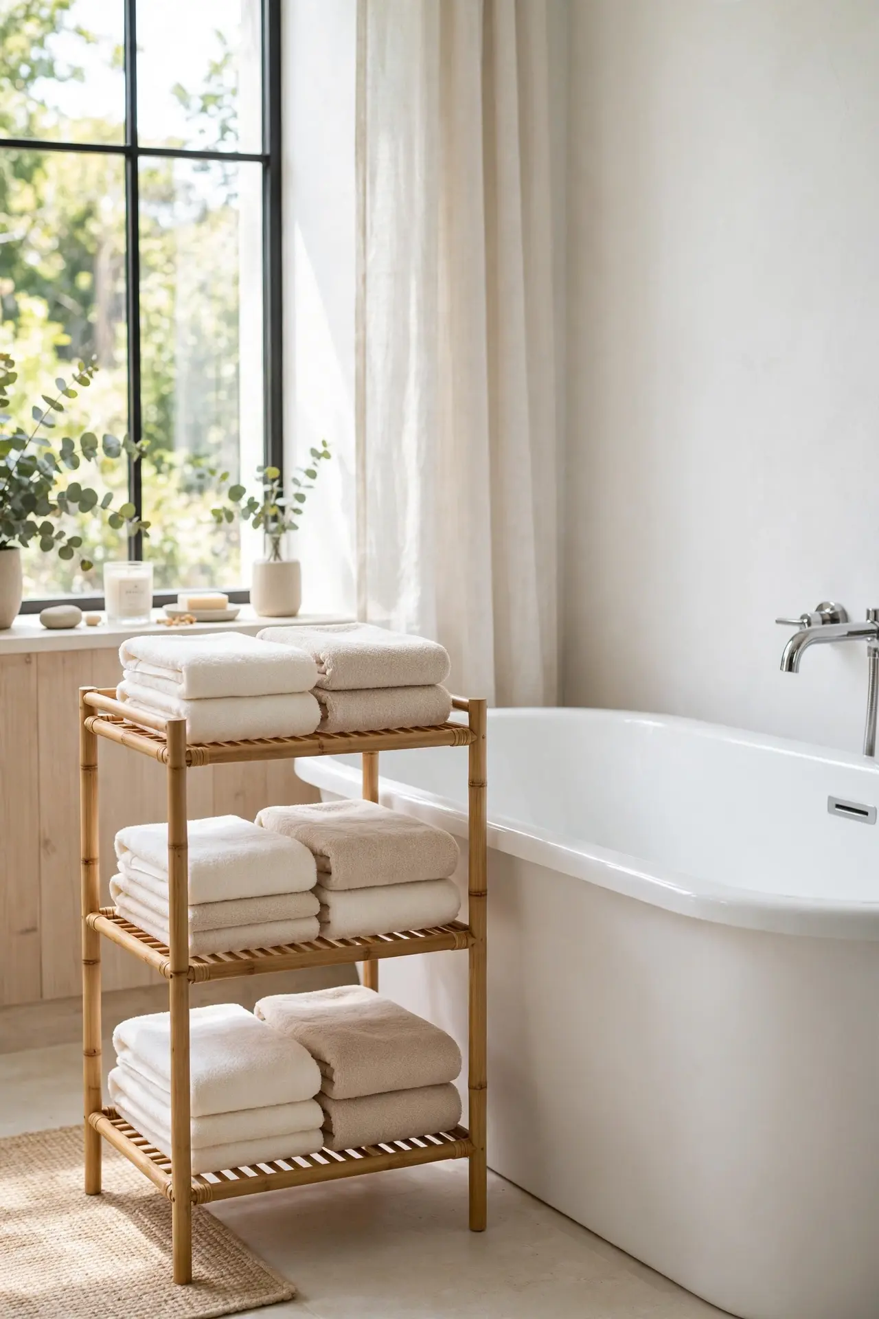 Tiered Towel Stand