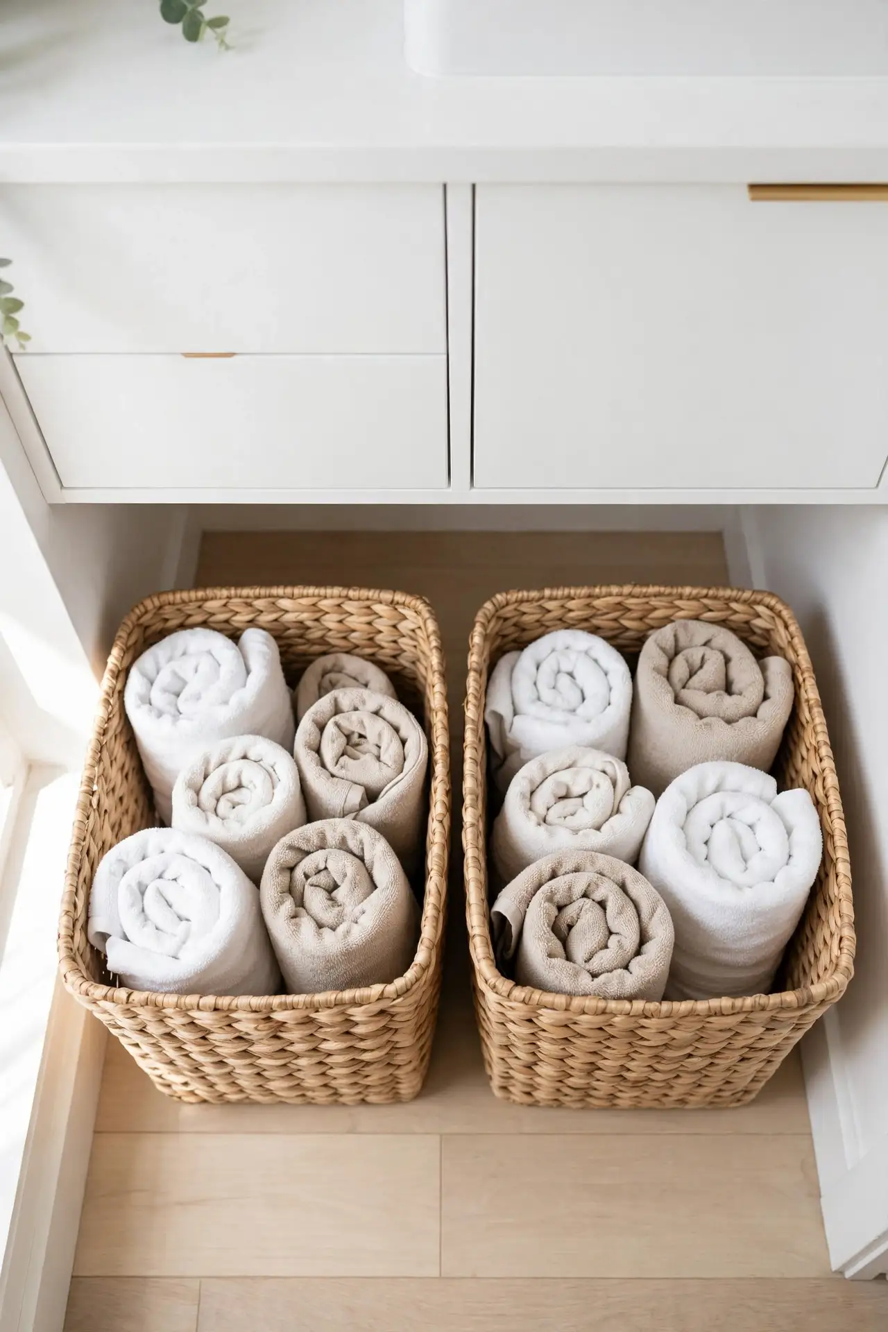 Under-Sink Towel Bins