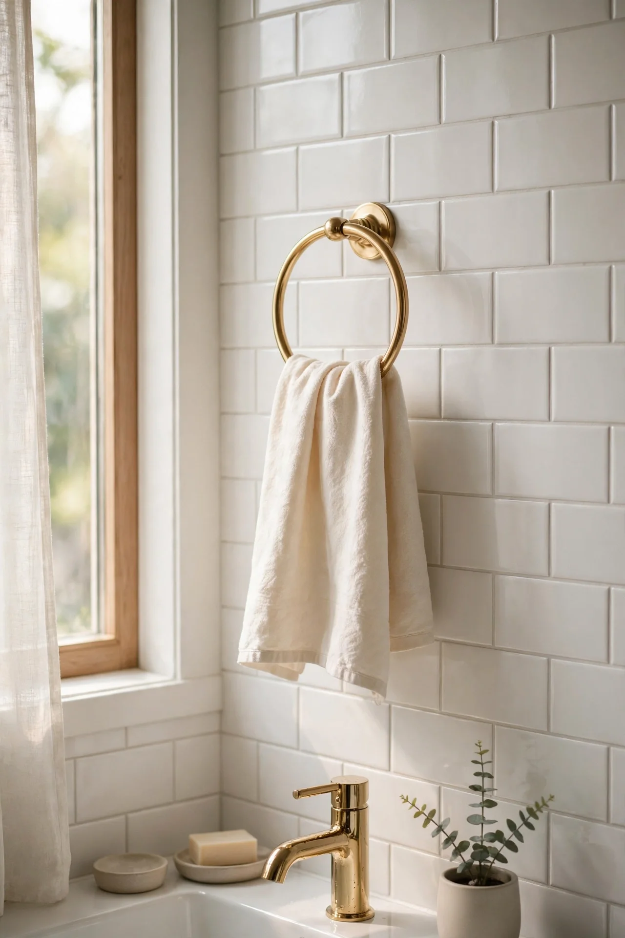 Wall-Mounted Towel Rings