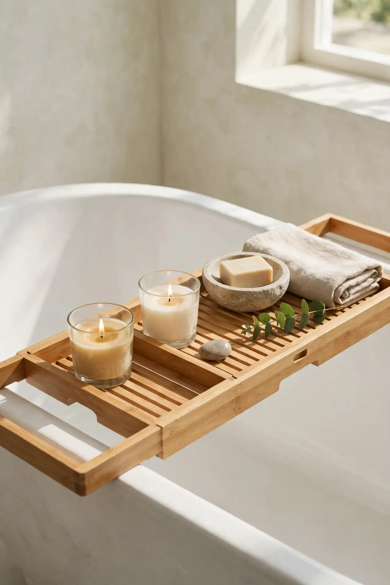 Bamboo Bath Caddy