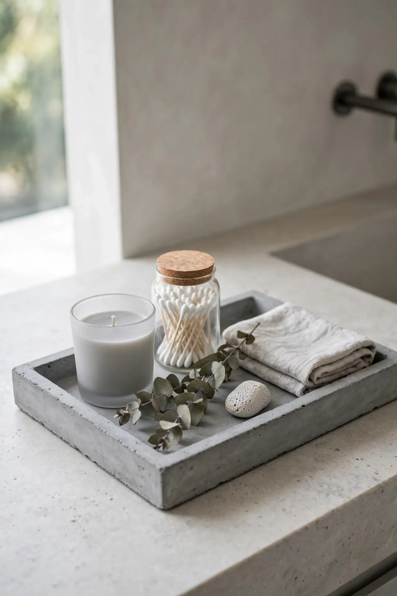 Concrete Modern Tray
