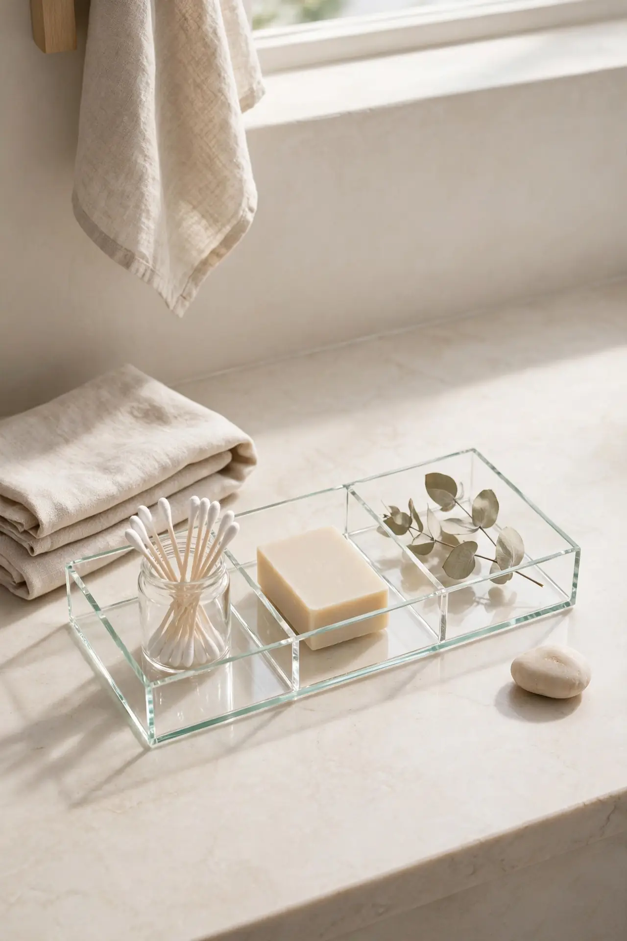 Glass Vanity Tray
