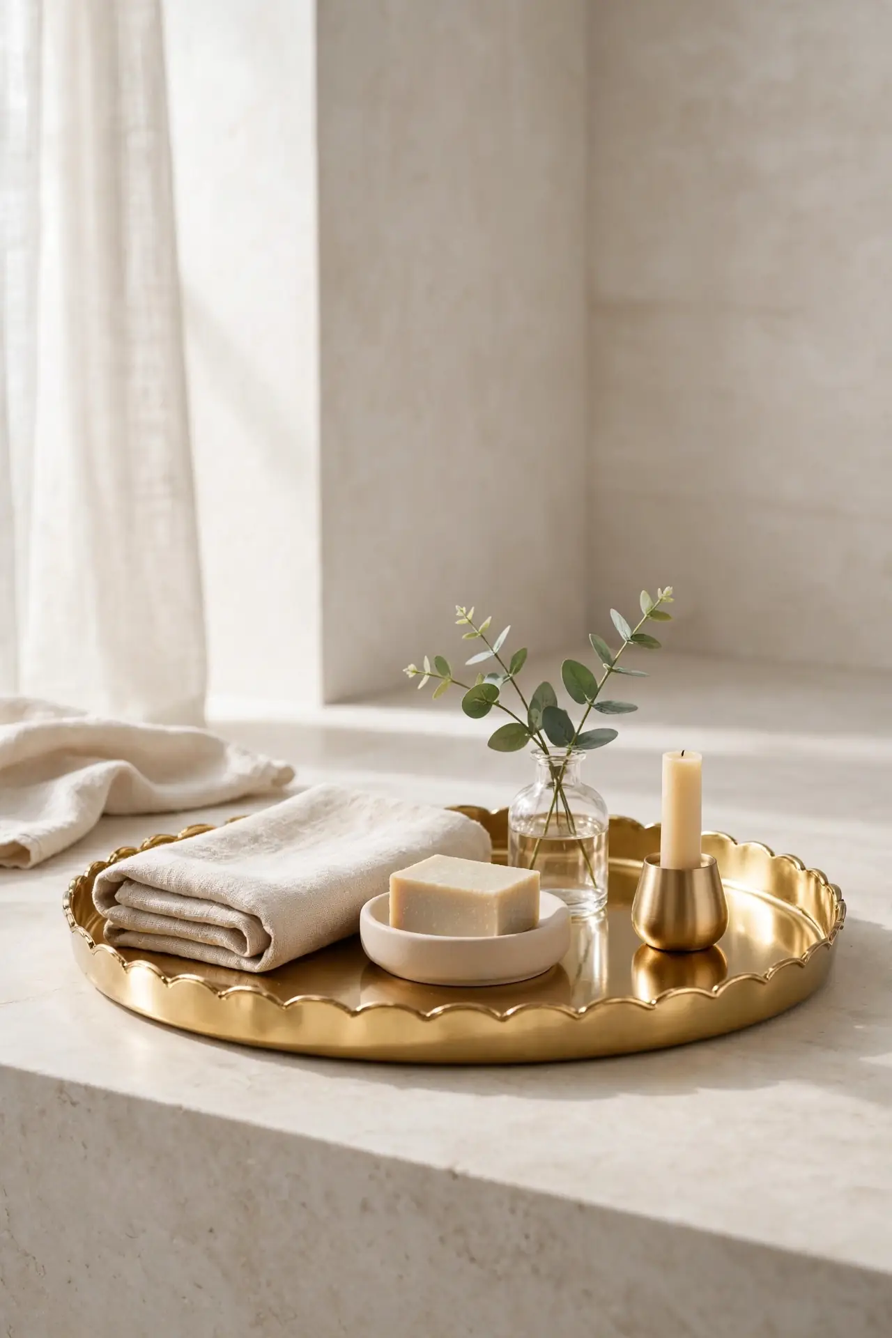 Gold Accent Tray